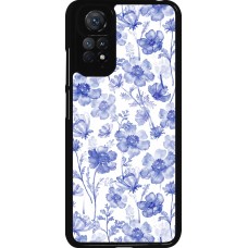 Xiaomi Redmi Note 11 / 11S Case Hülle - Spring 23 watercolor blue flowers