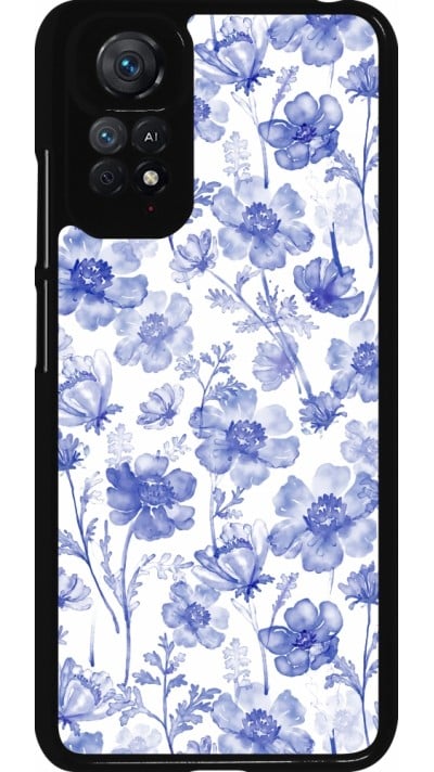Coque Xiaomi Redmi Note 11 / 11S - Spring 23 watercolor blue flowers