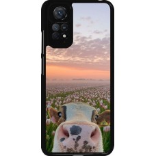 Coque Xiaomi Redmi Note 11 / 11S - Cow with tulips Spring 2026