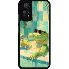 Coque Xiaomi Redmi Note 11 / 11S - Crocodile in the swimming pool Summer 2026