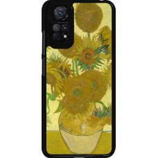 Xiaomi Redmi Note 11 / 11S Case Hülle - Kunstbild - Sonnenblumen  - Van Gogh