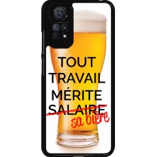 Xiaomi Redmi Note 11 / 11S Case Hülle - Tout travail mérite sa bière