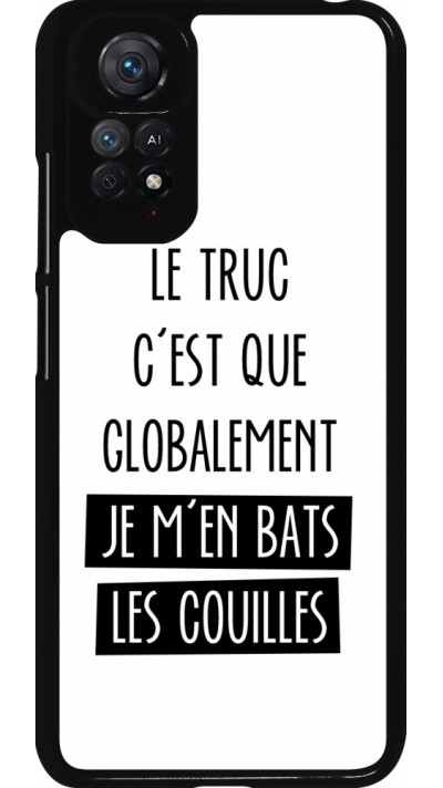 Xiaomi Redmi Note 11 / 11S Case Hülle - Le truc globalement bats les couilles