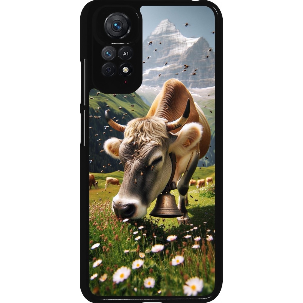 Xiaomi Redmi Note 11 / 11S Case Hülle - Kuh Berg Wallis