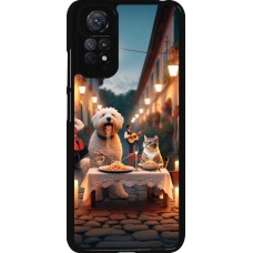 Coque Xiaomi Redmi Note 11 / 11S - Valentine 2024 Dog & Cat Candlelight