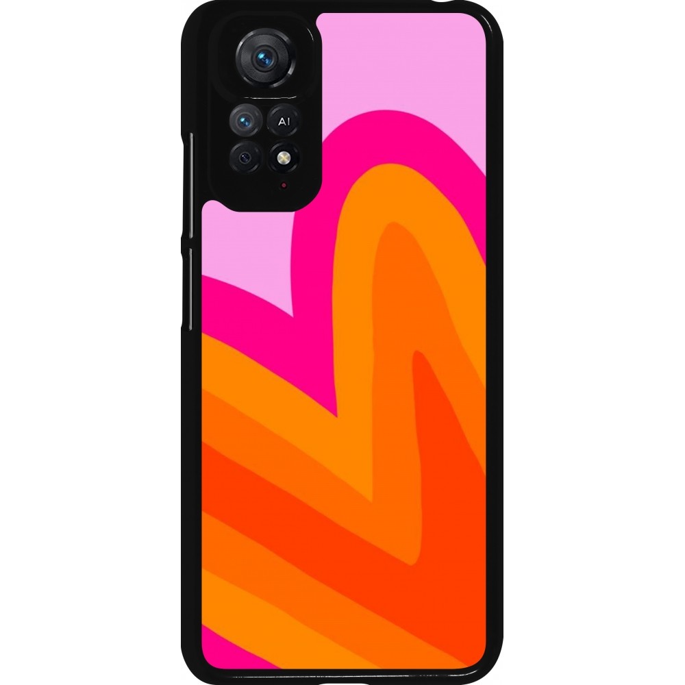 Xiaomi Redmi Note 11 / 11S Case Hülle - Valentine 2024 heart gradient