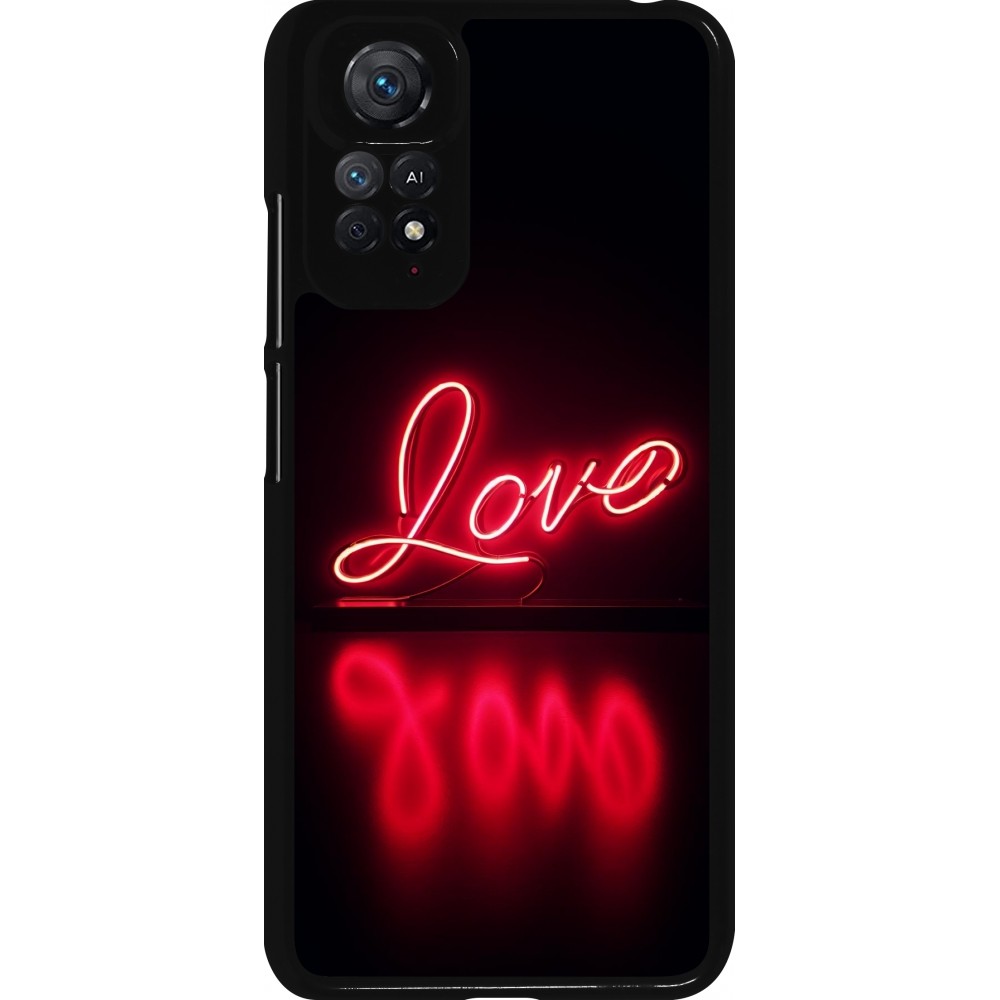 Xiaomi Redmi Note 11 / 11S Case Hülle - Valentine 2025 Neon Liebe