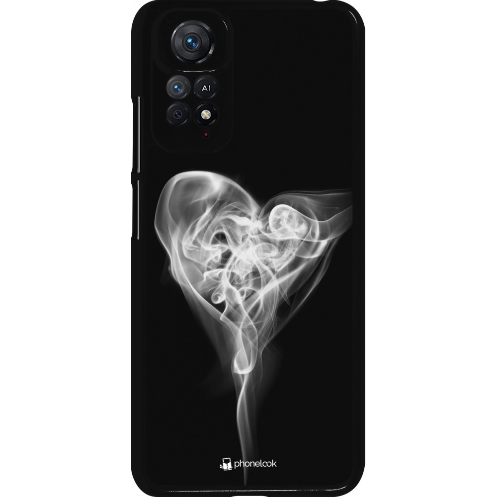 Xiaomi Redmi Note 11 / 11S Case Hülle - Valentine 2022 Black Smoke