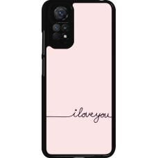 Coque Xiaomi Redmi Note 11 / 11S - Valentine 2023 i love you writing