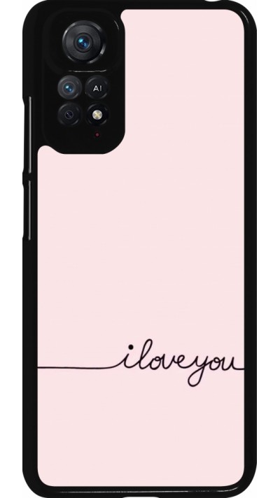 Coque Xiaomi Redmi Note 11 / 11S - Valentine 2023 i love you writing
