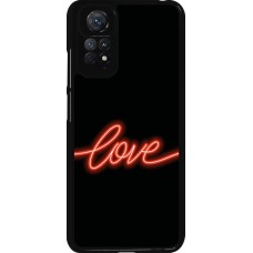 Xiaomi Redmi Note 11 / 11S Case Hülle - Valentine 2023 neon love