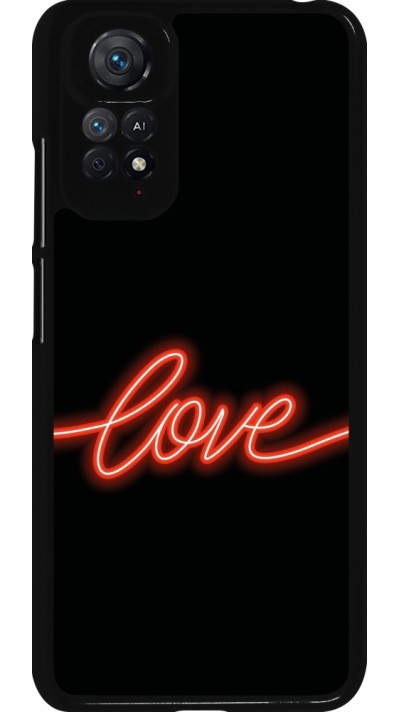 Coque Xiaomi Redmi Note 11 / 11S - Valentine 2023 neon love