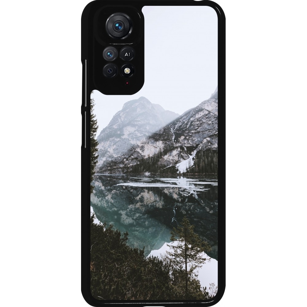 Coque Xiaomi Redmi Note 11 / 11S - Winter 22 snowy mountain and lake