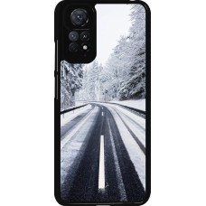 Xiaomi Redmi Note 11 / 11S Case Hülle - Winter 22 Snowy Road