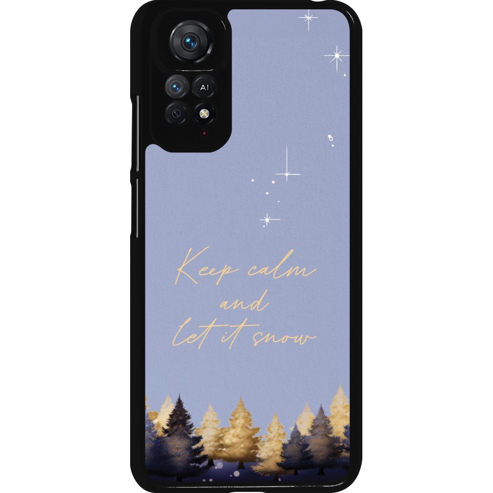 Xiaomi Redmi Note 11 / 11S Case Hülle - Winter 25 Winter illustration of trees