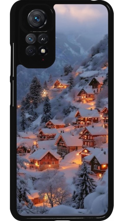 Xiaomi Redmi Note 11 / 11S Case Hülle - Winter 25 Winter snowy village