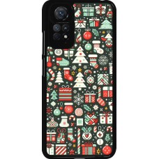 Xiaomi Redmi Note 11 / 11S Case Hülle - Weihnachten 2023 Flachmuster