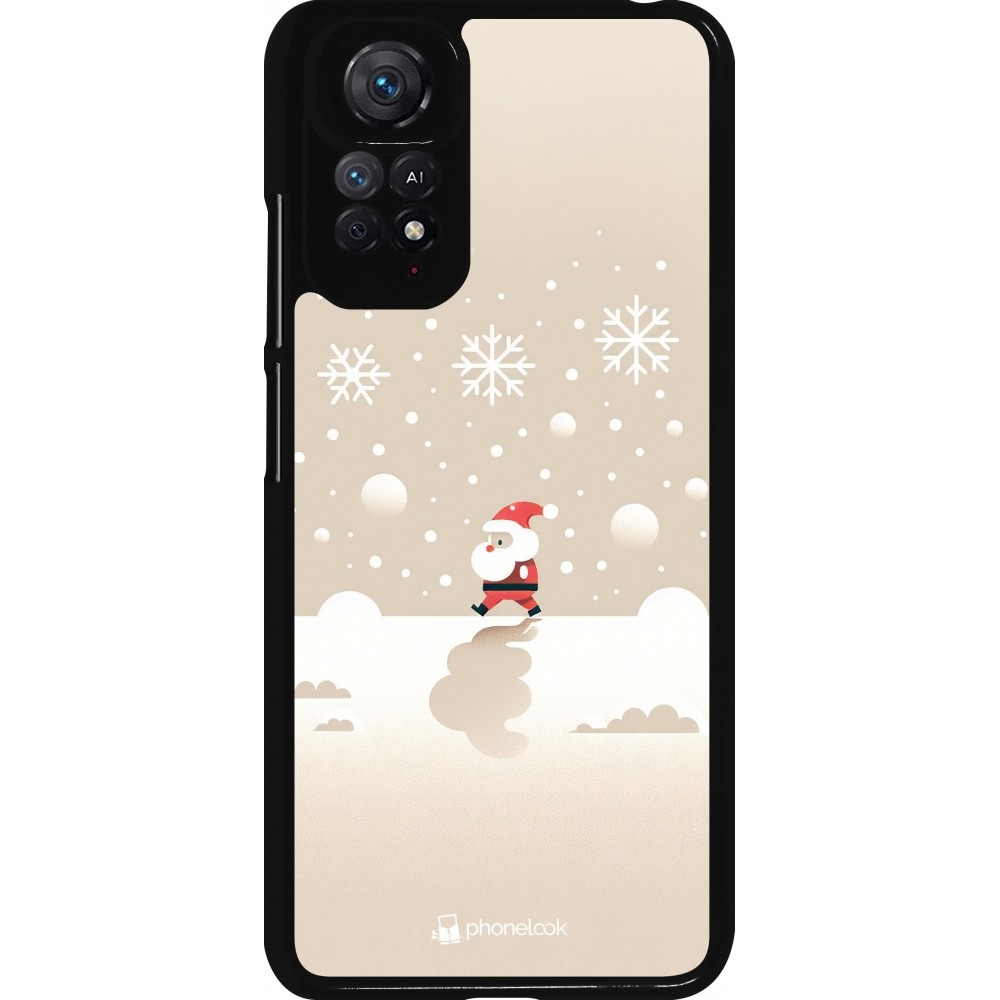 Xiaomi Redmi Note 11 / 11S Case Hülle - Weihnachten 2023 Minimalistischer Weihnachtsmann