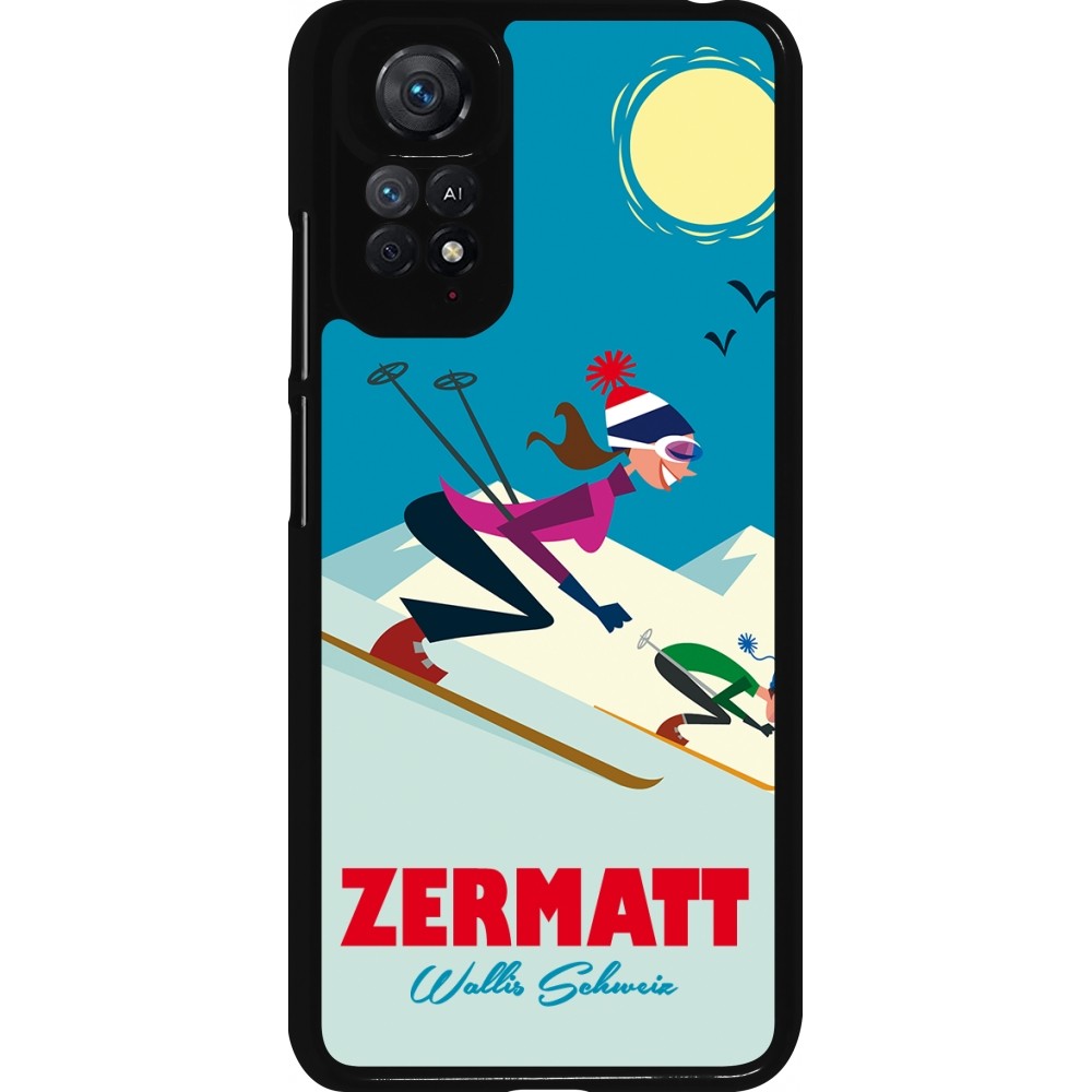 Xiaomi Redmi Note 11 / 11S Case Hülle - Zermatt Ski Downhill