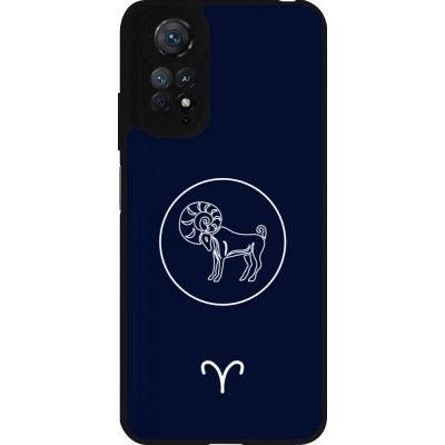 Xiaomi Redmi Note 11 / 11S Case Hülle - Silikon schwarz Astrologie Widder