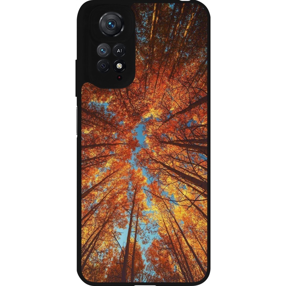 Coque Xiaomi Redmi Note 11 / 11S - Silicone rigide noir Autumn 25 Trees