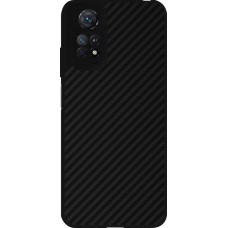 Xiaomi Redmi Note 11 / 11S Case Hülle - Silikon schwarz Carbon Basic
