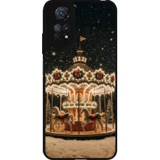 Coque Xiaomi Redmi Note 11 / 11S - Silicone rigide noir Christmas 25 Carousel