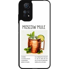 Xiaomi Redmi Note 11 / 11S Case Hülle - Silikon schwarz Cocktail Rezept Moscow Mule