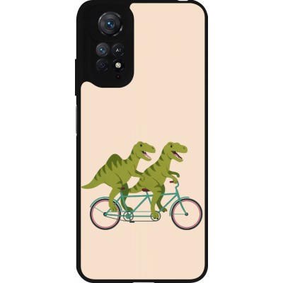 Coque Xiaomi Redmi Note 11 / 11S - Silicone rigide noir Dinosaurs on bikes 2026