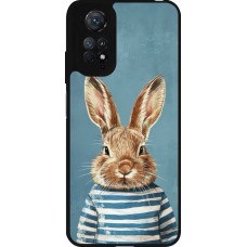 Xiaomi Redmi Note 11 / 11S Case Hülle - Silikon schwarz Easter 2026 Rabbit navy