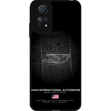 Coque Xiaomi Redmi Note 11 / 11S - Silicone rigide noir F1 Track 2025 Miami