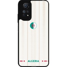 Coque Xiaomi Redmi Note 11 / 11S - Silicone rigide noir Maillot de football Algérie 2026 personnalisable