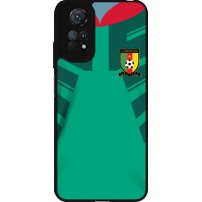Xiaomi Redmi Note 11 / 11S Case Hülle - Silikon schwarz Kamerun 2022 personalisierbares Fussballtrikot