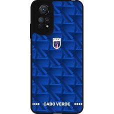 Coque Xiaomi Redmi Note 11 / 11S - Silicone rigide noir Maillot de football Cap-Vert 2026 personnalisable
