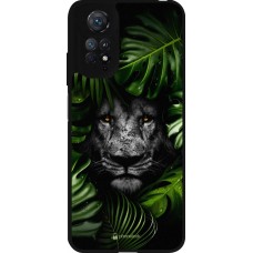Coque Xiaomi Redmi Note 11 / 11S - Silicone rigide noir Forest Lion