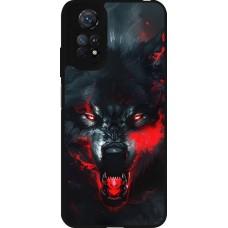 Coque Xiaomi Redmi Note 11 / 11S - Silicone rigide noir Halloween 2024 mad werewolf