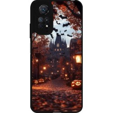 Xiaomi Redmi Note 11 / 11S Case Hülle - Silikon schwarz Halloween 2025 Haunted house