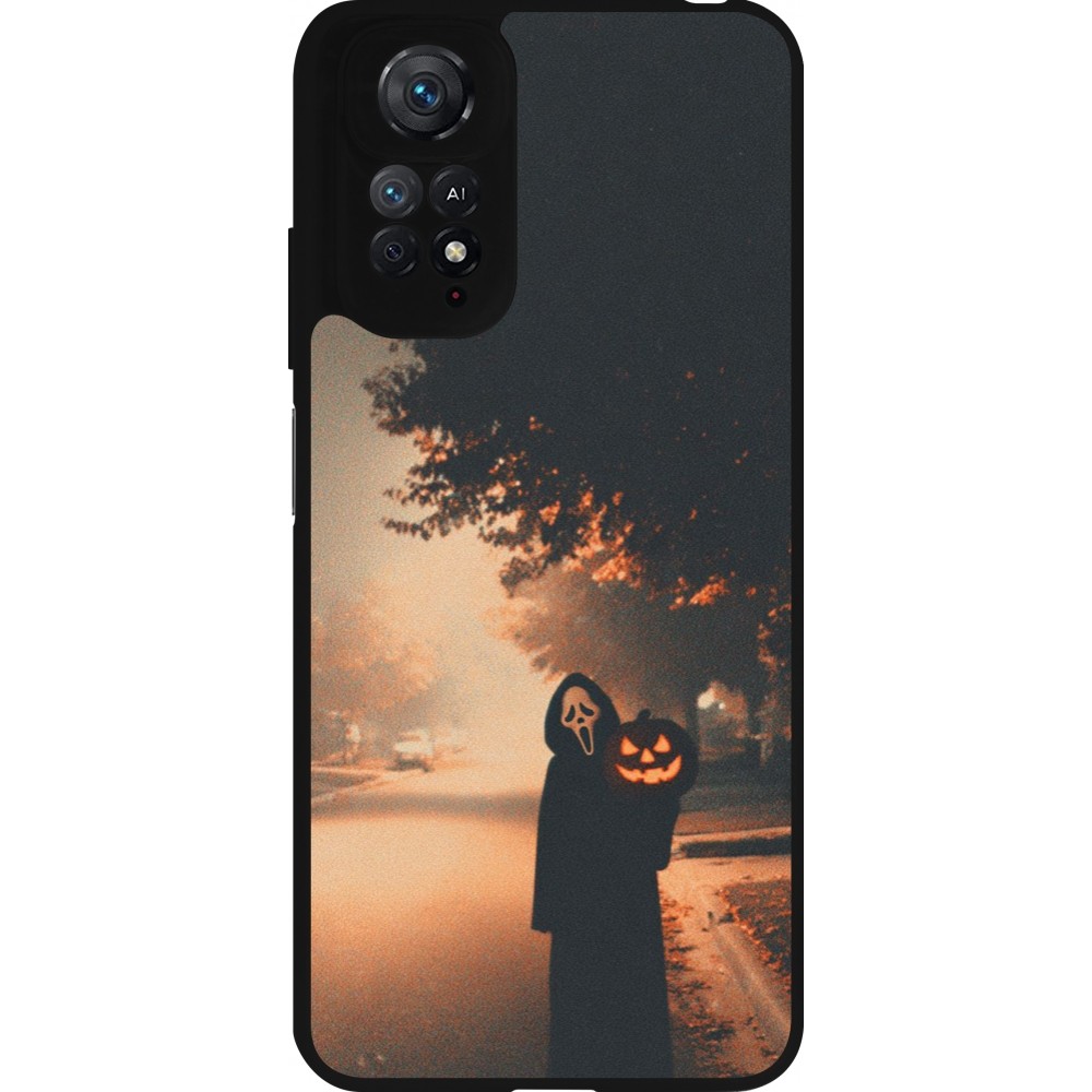 Xiaomi Redmi Note 11 / 11S Case Hülle - Silikon schwarz Halloween 2025 Scream