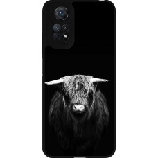 Coque Xiaomi Redmi Note 11 / 11S - Silicone rigide noir Highland calf black