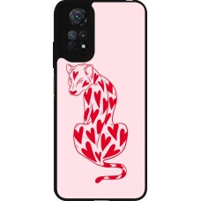 Coque Xiaomi Redmi Note 11 / 11S - Silicone rigide noir Leopard with hearts 2026