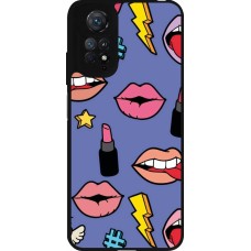 Xiaomi Redmi Note 11 / 11S Case Hülle - Silikon schwarz Lips and lipgloss