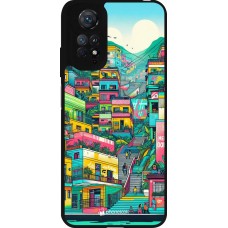 Xiaomi Redmi Note 11 / 11S Case Hülle - Silikon schwarz Medellin Comuna 13 Kunst