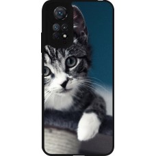Xiaomi Redmi Note 11 / 11S Case Hülle - Silikon schwarz Meow 23