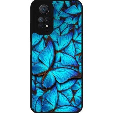 Xiaomi Redmi Note 11 / 11S Case Hülle - Silikon schwarz Papillon bleu