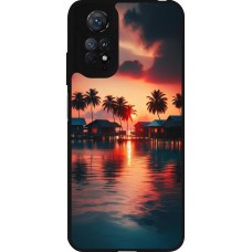 Xiaomi Redmi Note 11 / 11S Case Hülle - Silikon schwarz Paradies Malediven