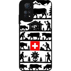 Coque Xiaomi Redmi Note 11 / 11S - Silicone rigide noir Poya Suisse 1