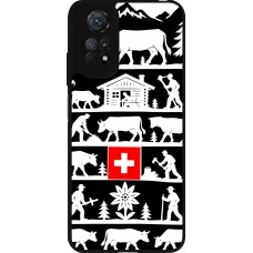 Coque Xiaomi Redmi Note 11 / 11S - Silicone rigide noir Poya Suisse 1 noir
