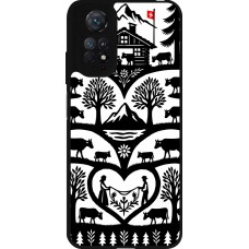 Coque Xiaomi Redmi Note 11 / 11S - Silicone rigide noir Poya Suisse 2