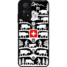 Coque Xiaomi Redmi Note 11 / 11S - Silicone rigide noir Poya Suisse 3 noir