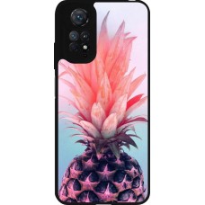 Coque Xiaomi Redmi Note 11 / 11S - Silicone rigide noir Purple Pink Pineapple